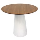 Ver imagem 4 de Mesa de Jantar Cone 90cm Branco com Freijó