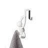 BUDDY - MINI CABIDEIRO DE PORTA (PARA TOALHAS E PANOS DE PRATO) - KIT COM 2 UNIDADES BRANCO - 3