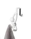 Ver imagem 3 de BUDDY - MINI CABIDEIRO DE PORTA (PARA TOALHAS E PANOS DE PRATO) - KIT COM 2 UNIDADES BRANCO