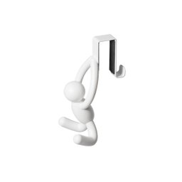 BUDDY - MINI CABIDEIRO DE PORTA (PARA TOALHAS E PANOS DE PRATO) - KIT COM 2 UNIDADES BRANCO - 1