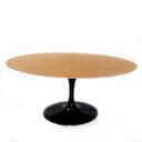Ver imagem 4 de Mesa Saarinen Oval 160x90cm Madeira Base Preta Freijó