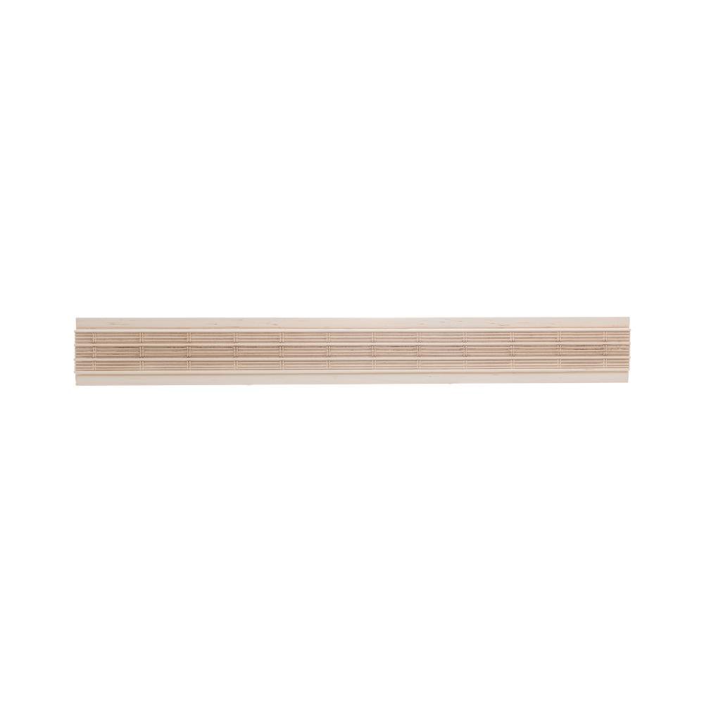 Bandeja de Madeira com Sisal e Bambu Branca 30x17x4cm - 3