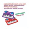 Piano Teclado Musical Infantil Brinquedo com Som Musica Melodias Estilo Profissional - 5
