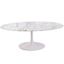 Ver imagem 1 de Mesa Saarinen Oval 180x100cm Mármore Carrara Carrara