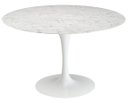 Ver imagem 1 de Mesa Saarinen Redonda 124cm Mármore Carrara Carrara
