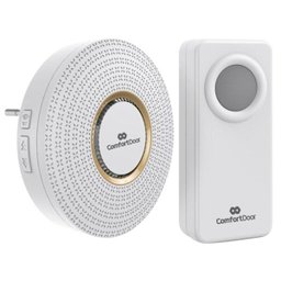 Kit com 2 Campainhas Sem Fio Wireless Bivolt ComfortDoor Branca - 2