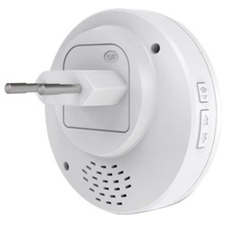 Kit com 2 Campainhas Sem Fio Wireless Bivolt ComfortDoor Branca - 3