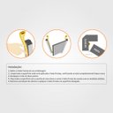 Ver imagem 4 de Veda Frestas Comfortdoor 6mm Porta Janela Marrom Claro