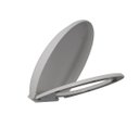 Ver imagem 1 de Tampa de Vaso Oval Branco C/ Amortecedor P/ Vaso Izy Deca