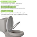 Ver imagem 6 de Tampa de Vaso Oval Branco C/ Amortecedor P/ Vaso Izy Deca