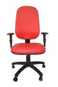 Ver imagem 2 de Poltrona Presidente Atom Braço Regulável - Couro Sintetico Corano - Vermelho