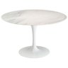 Mesa Saarinen Redonda 120cm Mármore Branco Extra Branco Extra - 1