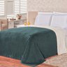 Cobertor Coberdrom Casal Queen Size Felpudo e Macio Dupla Face Pele de Carneiro Cor:Azul Petróleo - 1