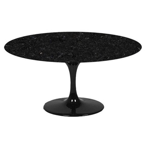 Mesa Saarinen Redonda 90cm Mármore São Gabriel São Gabriel