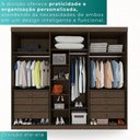 Ver imagem 7 de Guarda-Roupa Dubai 6 Portas 8 Gavetas MDF Mais Móveis