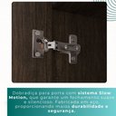 Ver imagem 2 de Guarda-Roupa Dubai 6 Portas 8 Gavetas MDF Mais Móveis
