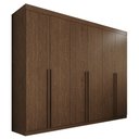 Ver imagem 1 de Guarda-Roupa Dubai 6 Portas 8 Gavetas MDF Mais Móveis