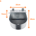 Ver imagem 2 de Bebedouro Automático para Cão Chapa Galvanizada Olibox
