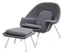 Ver imagem 1 de Poltrona Womb Chair com Puff Cinza
