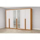 Ver imagem 1 de Guarda Roupa 6 Portas 6 Gav com Espelho Living -grand Line
