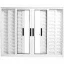 Ver imagem 1 de Janela de Alumínio Branco Veneziana 6 Folhas 100 x 150 sem Grade Linha 25