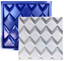 Ver imagem 1 de Forma 3D Gesso e Cimento ABS 1mm - Polígonos 35x35 cm