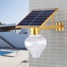 Luminária Solar Luxo Externa Placa Energia Controle Remoto Parede Led - 3