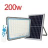 Refletor Slim Energia Solar Led 200W Iluminação Luminária Controle Remoto Modo Emergência - 2