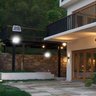 Refletor Slim Energia Solar Led 200W Iluminação Luminária Controle Remoto Modo Emergência - 5