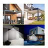 Refletor Slim Energia Solar Led 200W Iluminação Luminária Controle Remoto Modo Emergência - 10