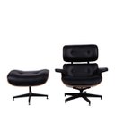 Ver imagem 3 de Poltrona Charles Eames com Puff C.e Preto