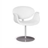 Cadeira Tulipa Pierre Paulin Revestida - Base Disco C.E Branco - 1
