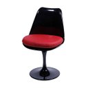 Ver imagem 1 de Cadeira Tulipa Saarinen Preta Assento Preto