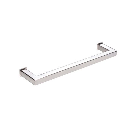 Porta Toalha Toalheiro de Rosto Banheiro 35cm em Aço Inox Polido Brilhante Linha Larissa Stainless