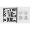 Ver imagem 4 de Guarda Roupa 8 Portas Espelho Gran Prime-grand Line