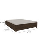 Ver imagem 2 de Cama Casal Mônaco Tcil Móveis