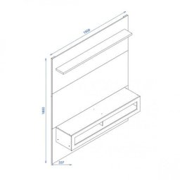 Painel para TV até 60 Polegadas Magno Caemmun - 3 Painel para TV até 60 Polegadas Magno Caemmun - 3