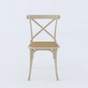 Ver imagem 5 de Kit 4 Cadeiras Katrina X Off White Assento Bege Aço Asturias - Cor: Branco