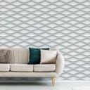 Ver imagem 2 de Papel de Parede 3d - Ondas 3d 3 Arte Destaque 2 Metros
