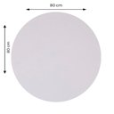 Ver imagem 6 de Mesa Zeta 77,50 cm (Altura) com Tampo em MDP Redonda 80 cm Branco