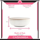 Ver imagem 2 de Prato Fundo Sopa Cerâmica Caoba 622ml Bege