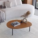 Ver imagem 1 de Mesa de Centro New Bend Incolar Cedro com Pé Preto