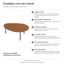 Ver imagem 4 de Mesa de Centro New Bend Incolar Cedro com Pé Preto