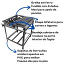 Ver imagem 2 de Fogão Industrial 2 Bocas P7 com Chapa Bifeteira Baixa Pressão 1QS 1QD Metalfour