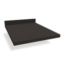 Ver imagem 1 de Tampo p/ Balcão Cozinha B648 40cm Preto - Kappesberg