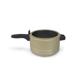 Panela de Pressão Antiaderente 3,0 Litros Alumínio - Dourado - 4