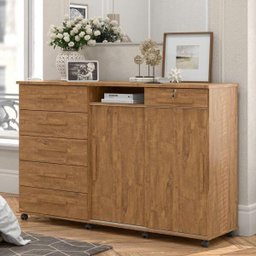 Cômoda Max 2024 06 Gavetas 02 Portas Lukaliam Móveis - 1