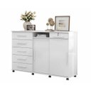 Ver imagem 2 de Cômoda Max 2024 06 Gavetas 02 Portas Lukaliam Móveis