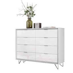 Cômoda Premium Lukaliam - Branco Brilho - 2