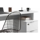 Ver imagem 3 de Mesa Escrivaninha 2 Gavetas Módulo 1 Office Alessa - Lukaliam Móveis